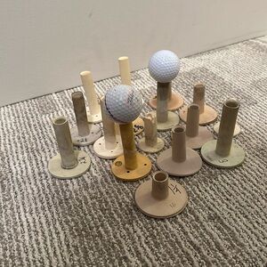 Golf rubber tees used in great shape
